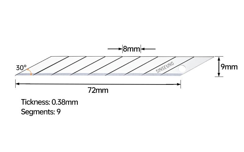 S301 9mm snap off blades for cutting ppf