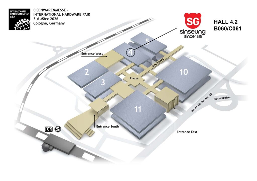 sinseung location in Cologne fair