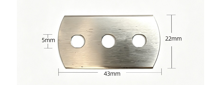 Round End 3-hole Blades