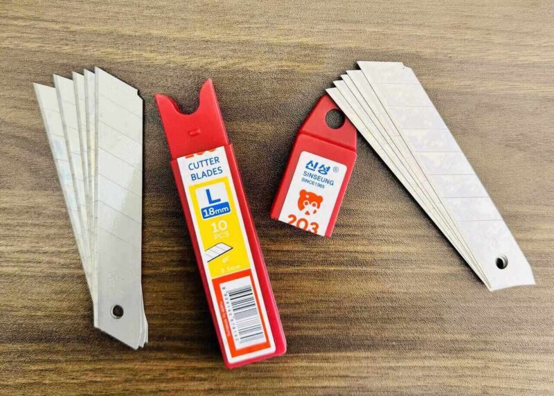 utility knife blade sizes